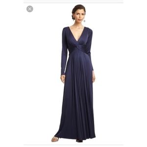 BCBGMaxAzria Navy Long Sleeve Dress